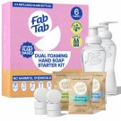 Skummende håndsåpe – startsett med refilltabletter og glassflasker thumbnail